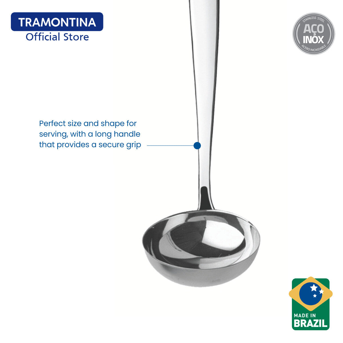 Tramontina Stainless Steel Ladle (Essentials)