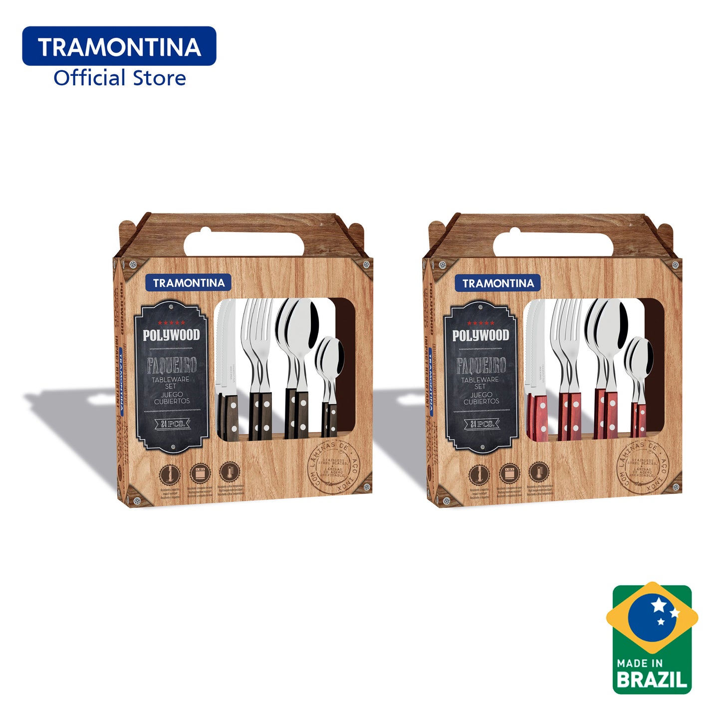 Tramontina Dining / Tableware Set 24pcs (Polywood)