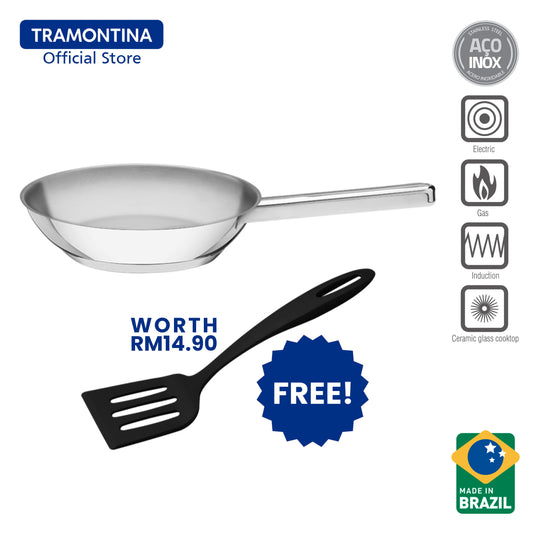 Tramontina Stainless Steel Frying Pan 20cm (Ventura)