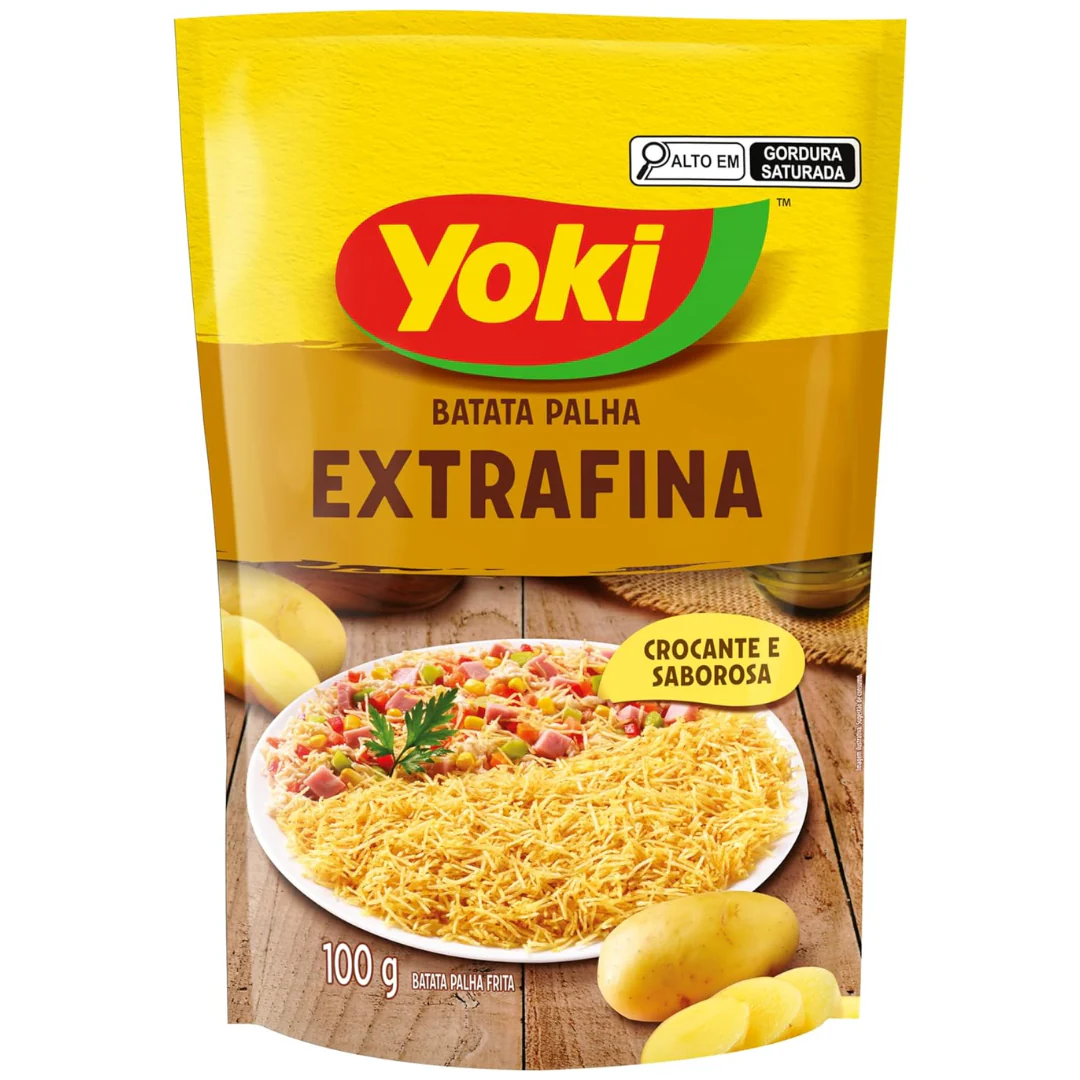 Yoki Shoestring Potatoes Extra Thin "Batata Palha Extra Fina" 100g