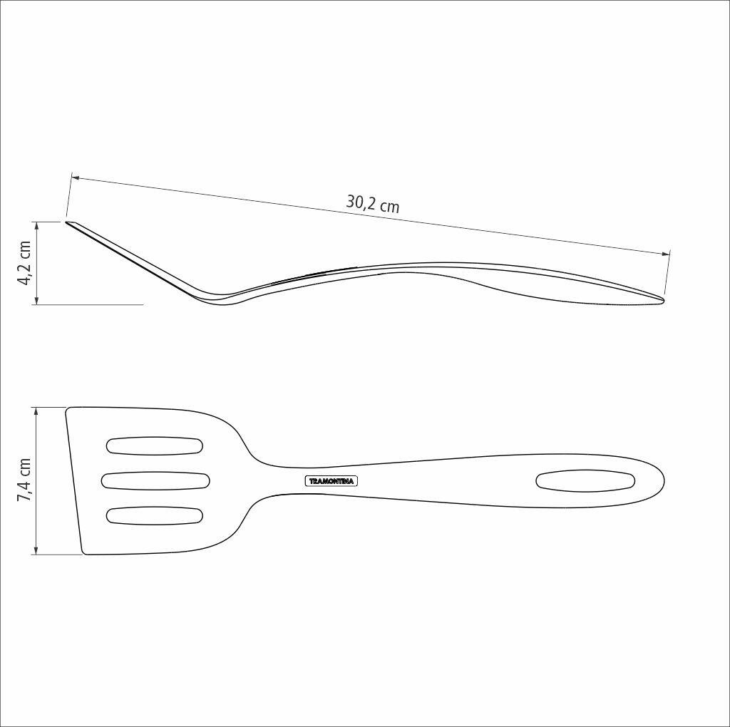 Tramontina Nylon Spatulas Set of 5 (Ability)