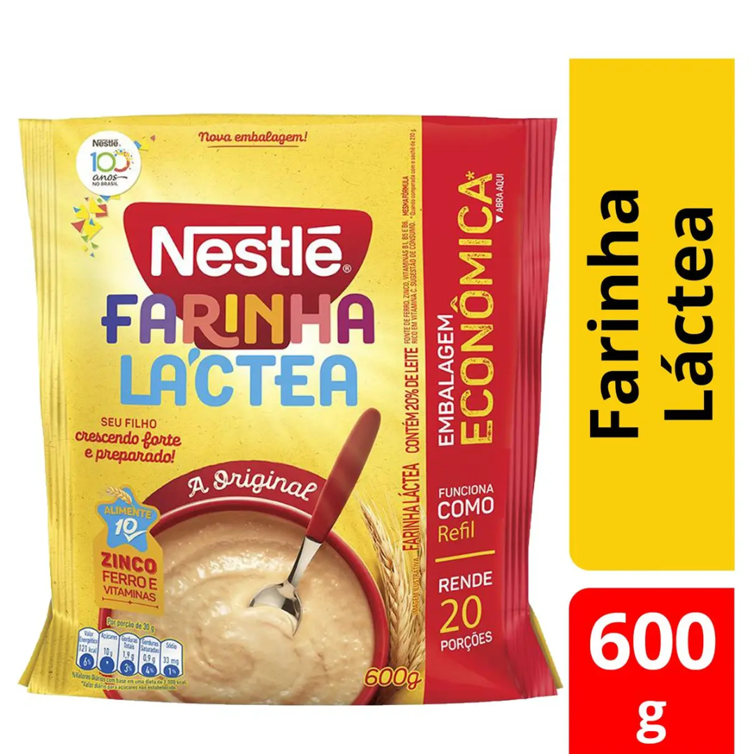 Nestlé Cereal Flour "Farinha Láctea" 600g