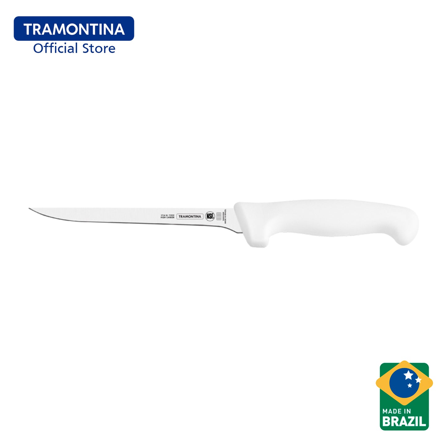 Tramontina Boning Stainless Steel Knife with Antibacterial Protection Handle 6" (Professional Master)