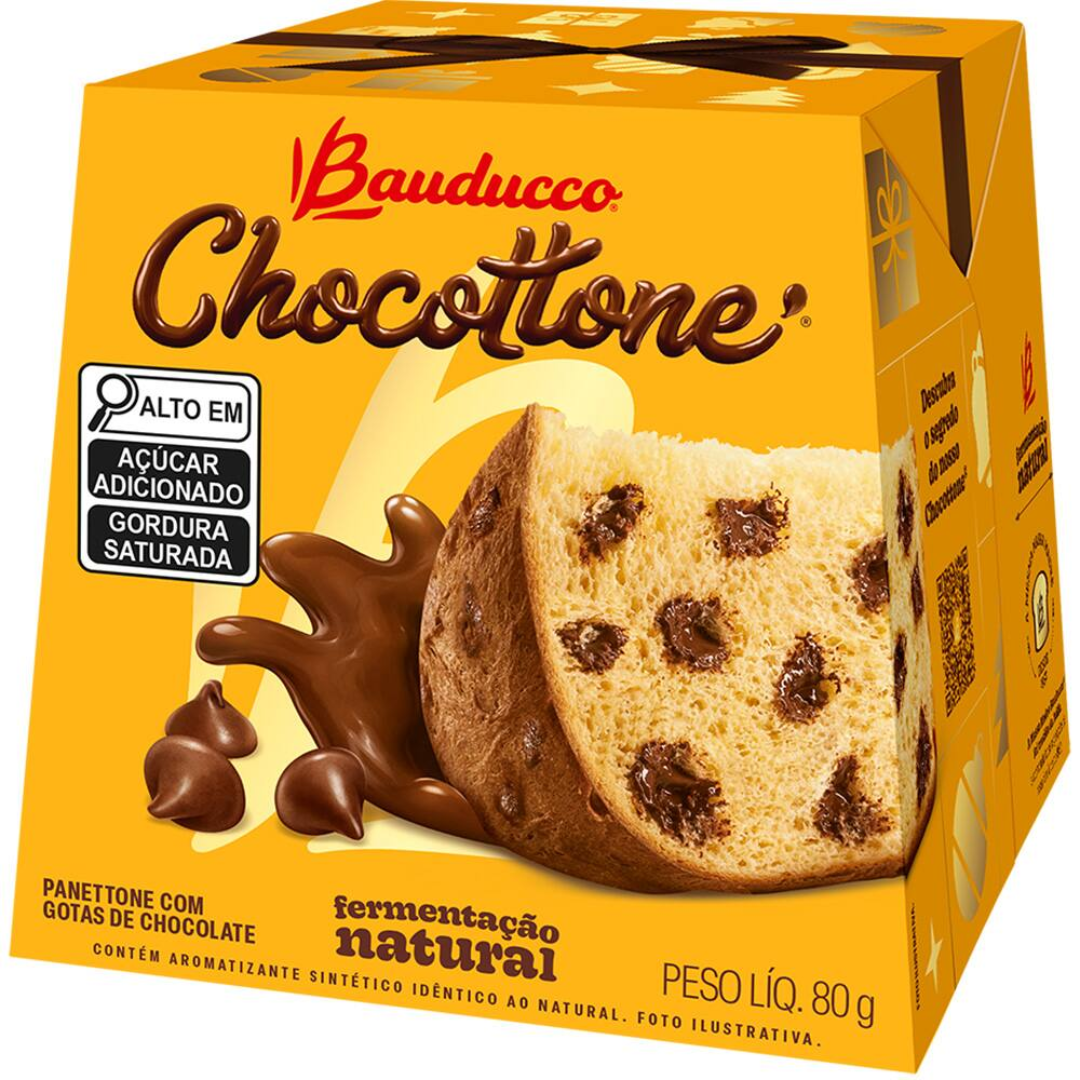 Bauducco Chocolate Chip Panettone Mini "Chocottone" 80g