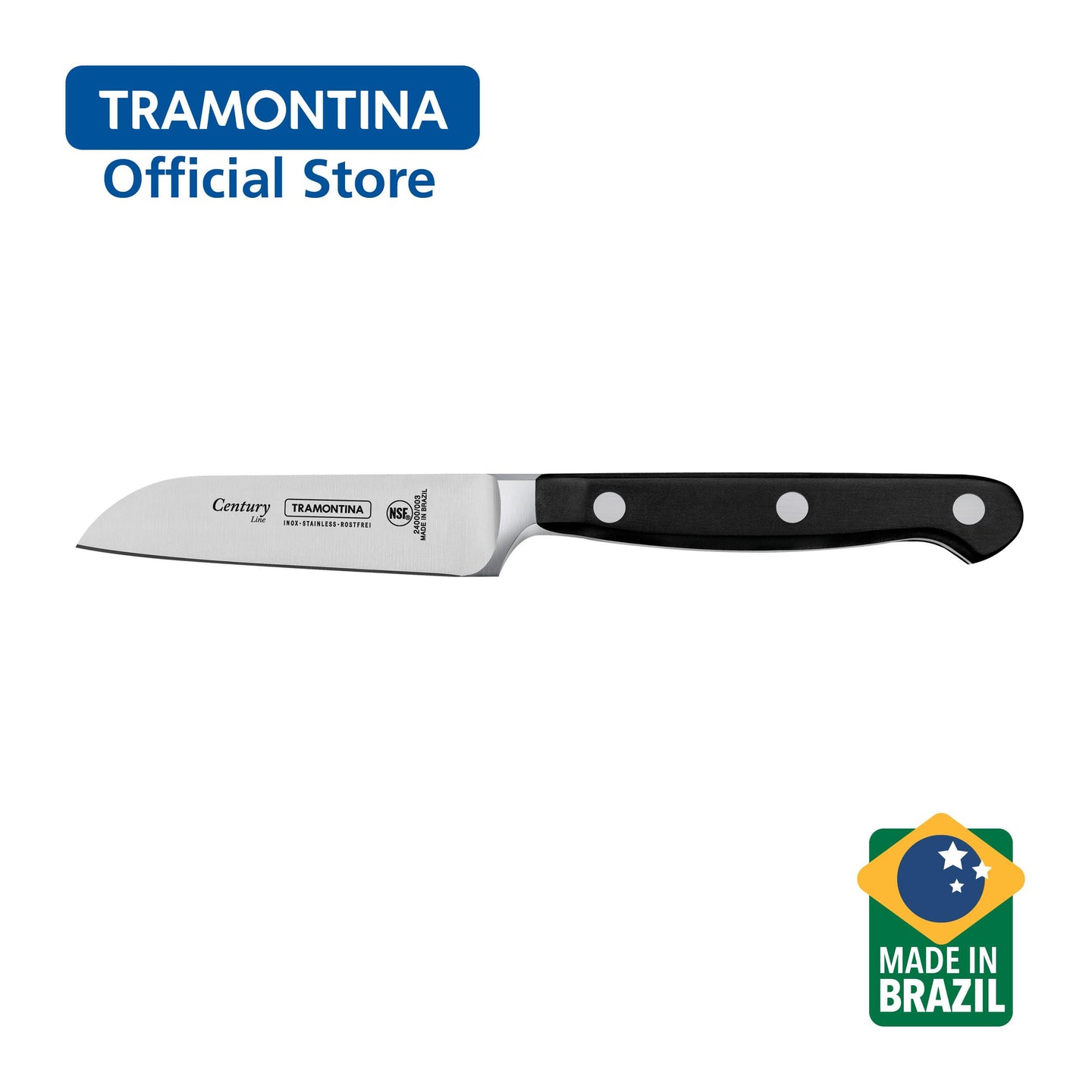 Tramontina 3" Peeling Knife Stainless Steel Century