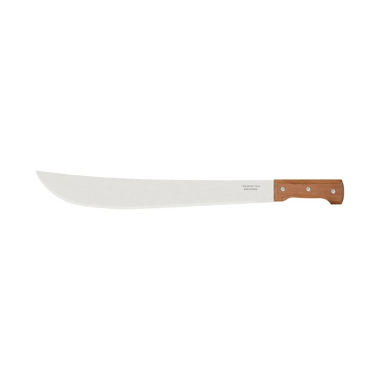 Tramontina 18" Carbon Steel Blade Forest Machete with Wooden Handle (Parang Hutan)