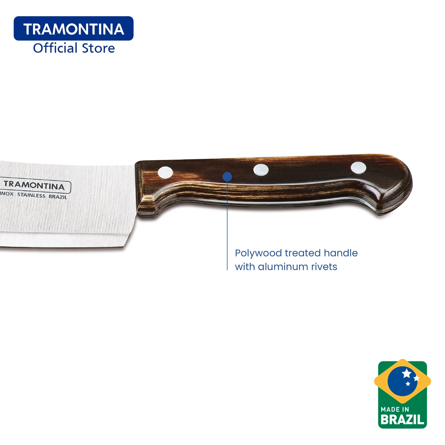 Tramontina Cleaver 6" (Polywood)