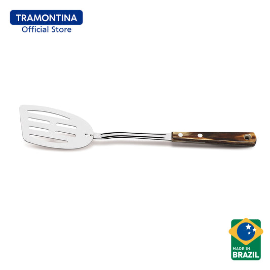 Tramontina Stainless Steel Slotted Spatula/Turner (Polywood)