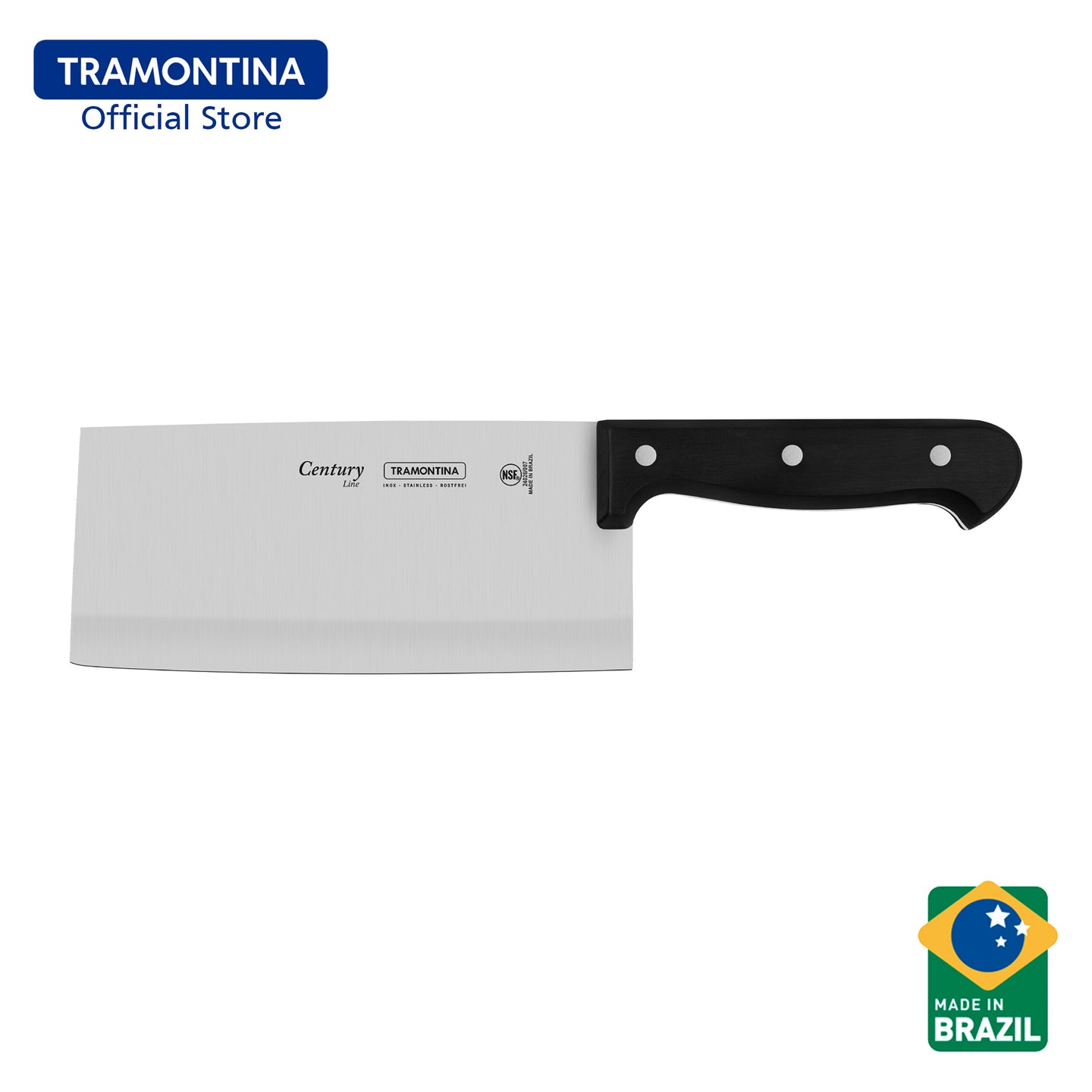 Tramontina Stainless Steel Cleaver 7" (Century)