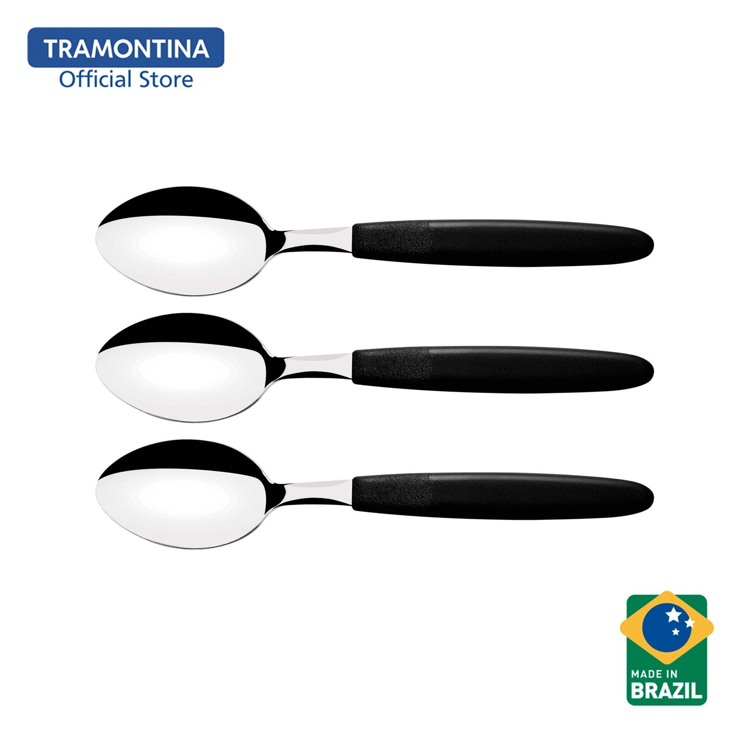 Tramontina Stainless Steel Table Spoon Set 3pcs (Ipanema)