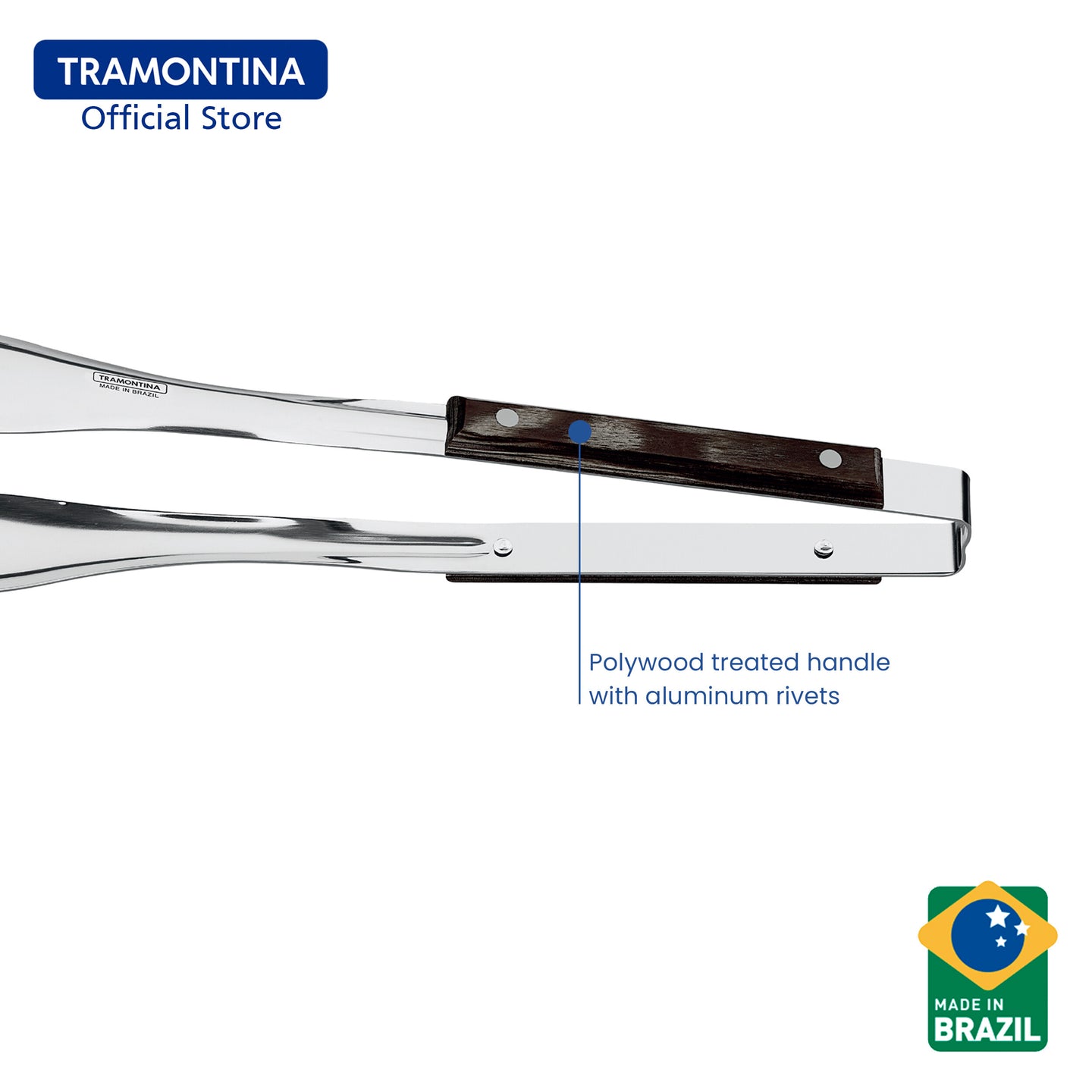 Tramontina Polywood Meat Tongs (Churrasco)