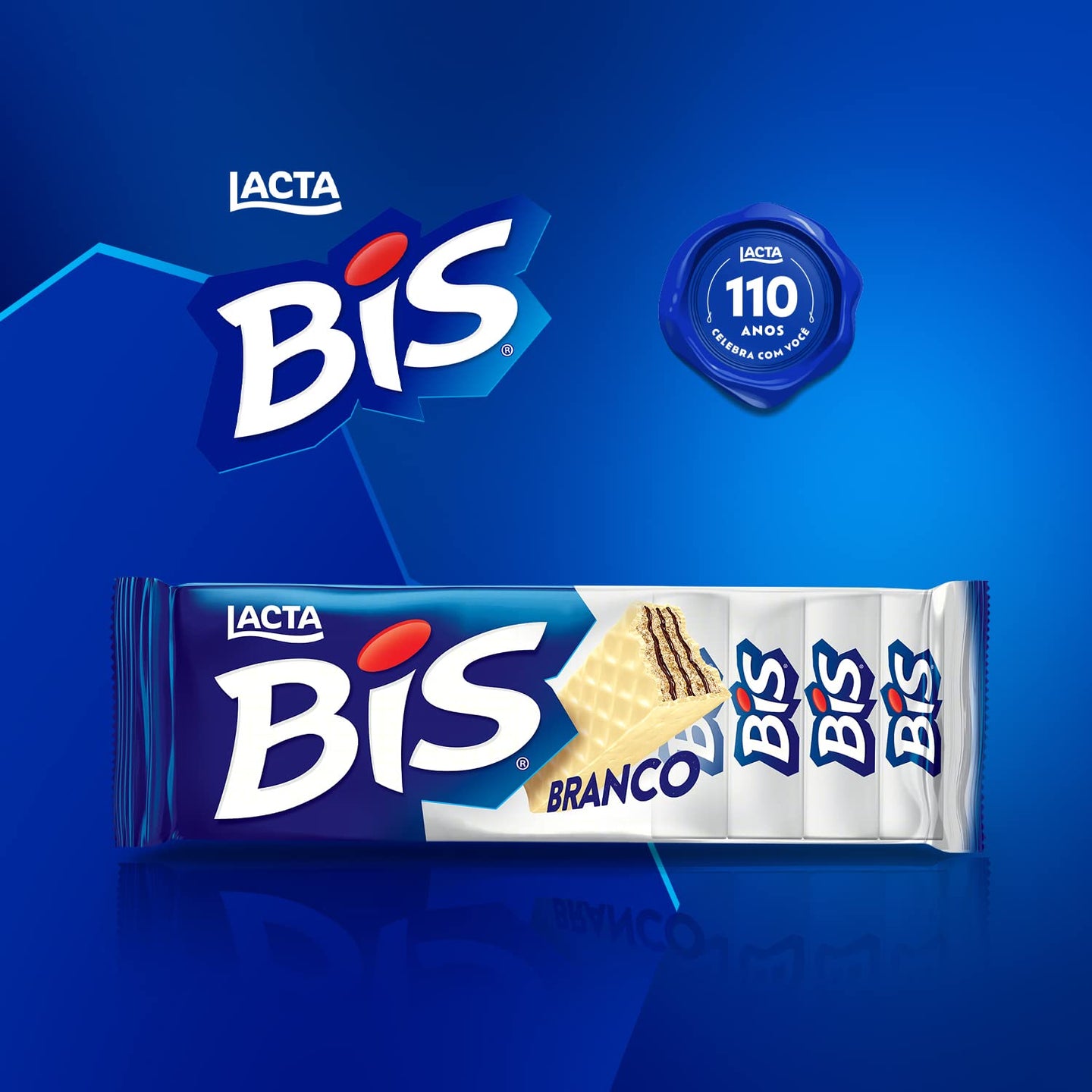 Lacta Bis White Chocolate Wafer Biscuit 100g