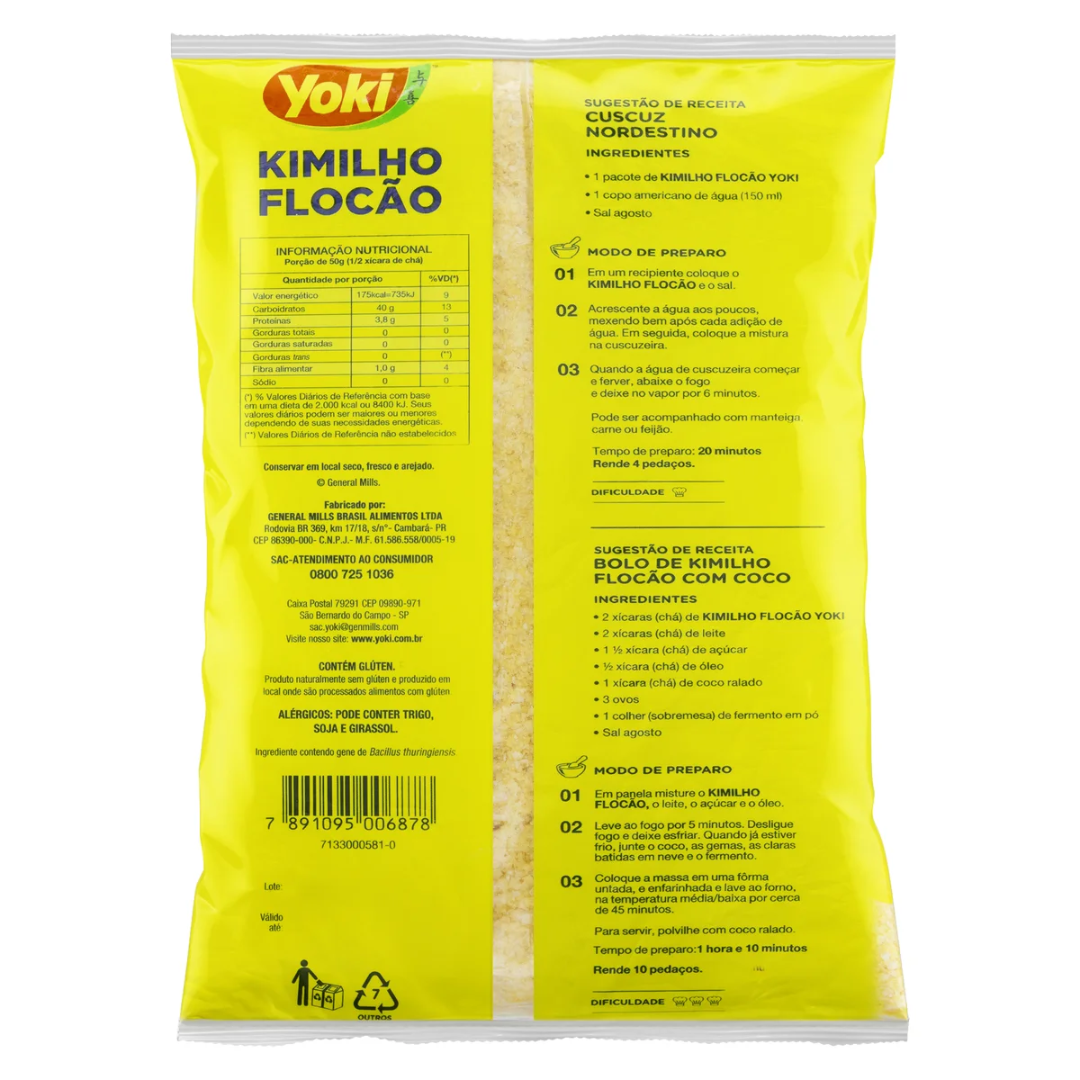 Yoki Kimilho Flaked Corn Flour "Flocão" 500g