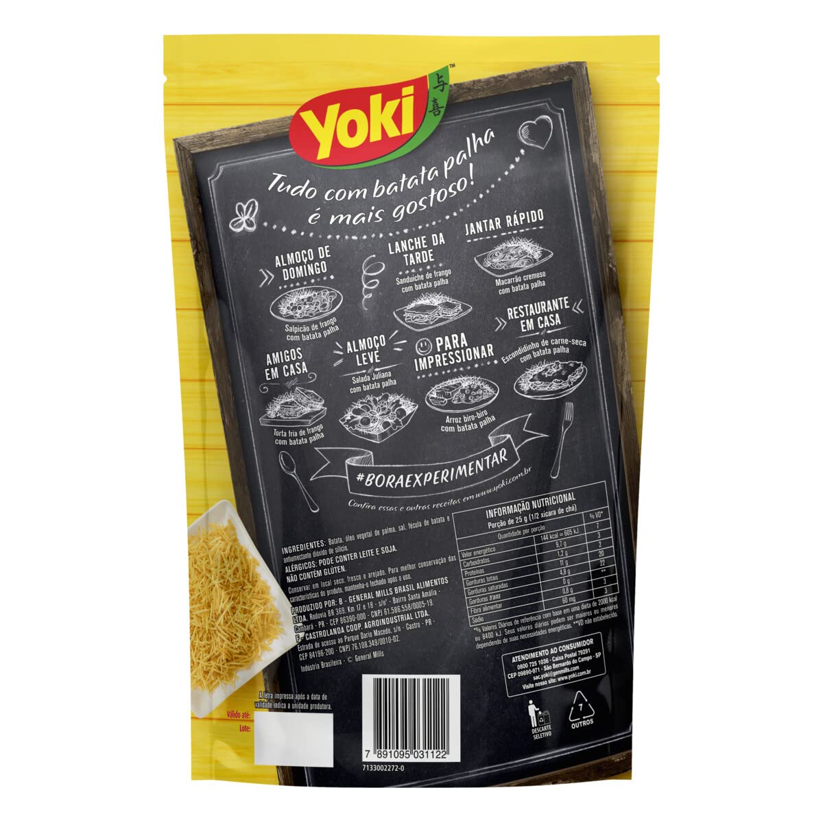 Yoki Shoestring Potatoes Traditional "Batata Palha" 105g