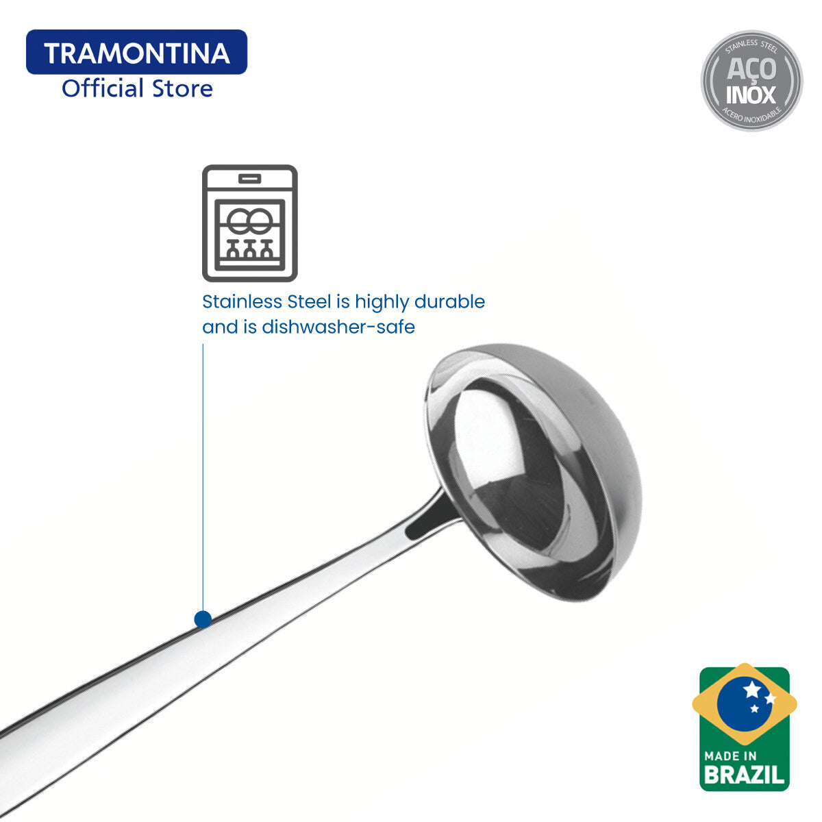 Tramontina Stainless Steel Ladle (Essentials)