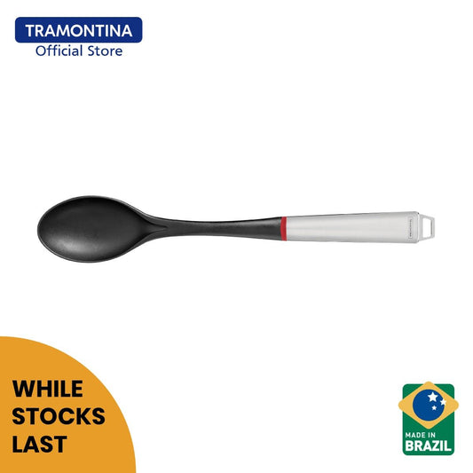 Tramontina Nylon Serving Spoon with Stainless Steel Handle (Moderne)