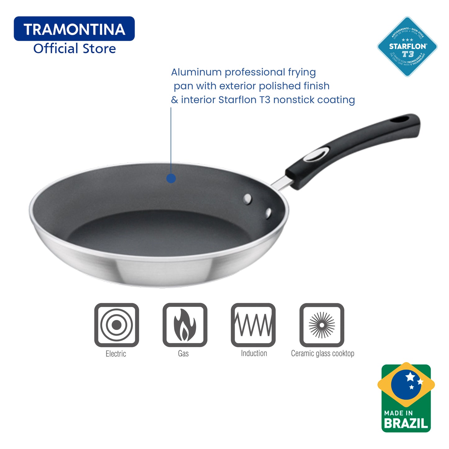 Tramontina Non Stick Frying Pan 20cm (Professional)