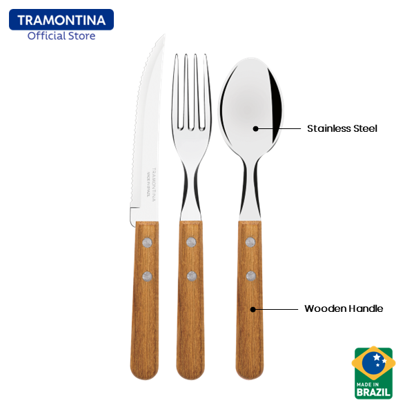 Tramontina Stainless Steel Tableware Set 3pcs (Dynamic)