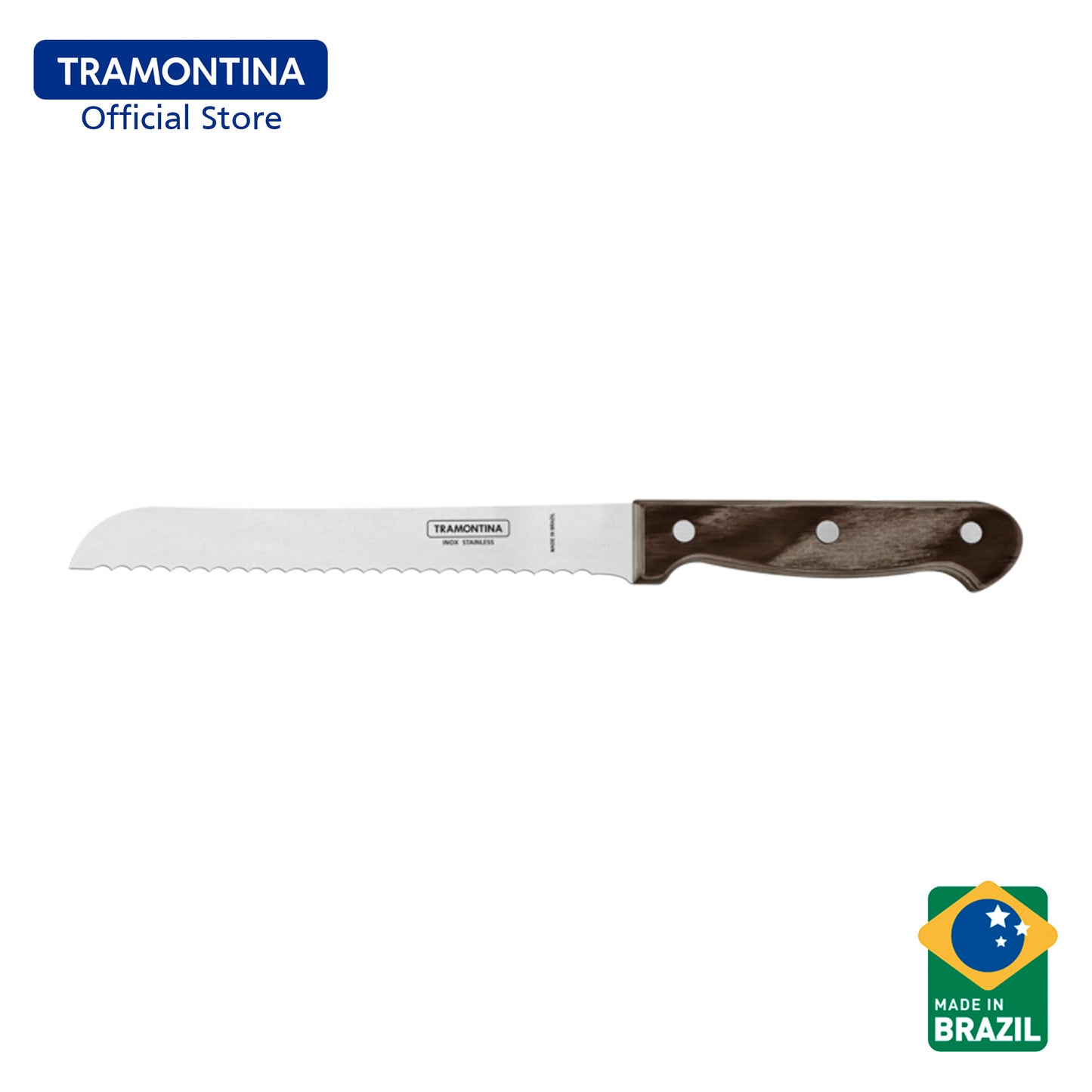 Tramontina Bread Knife 7" (Polywood)