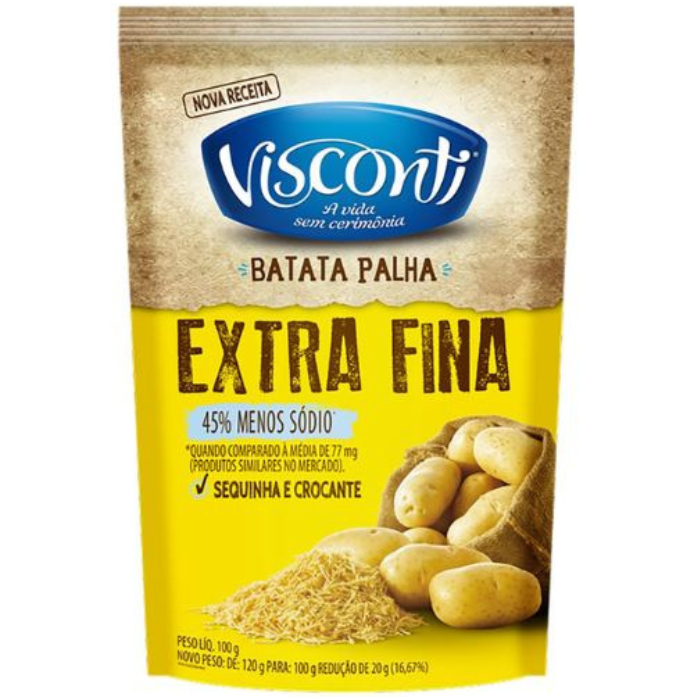 Visconti Shoestring Potatoes Extra Thin "Batata Palha Extra Fina" 100g