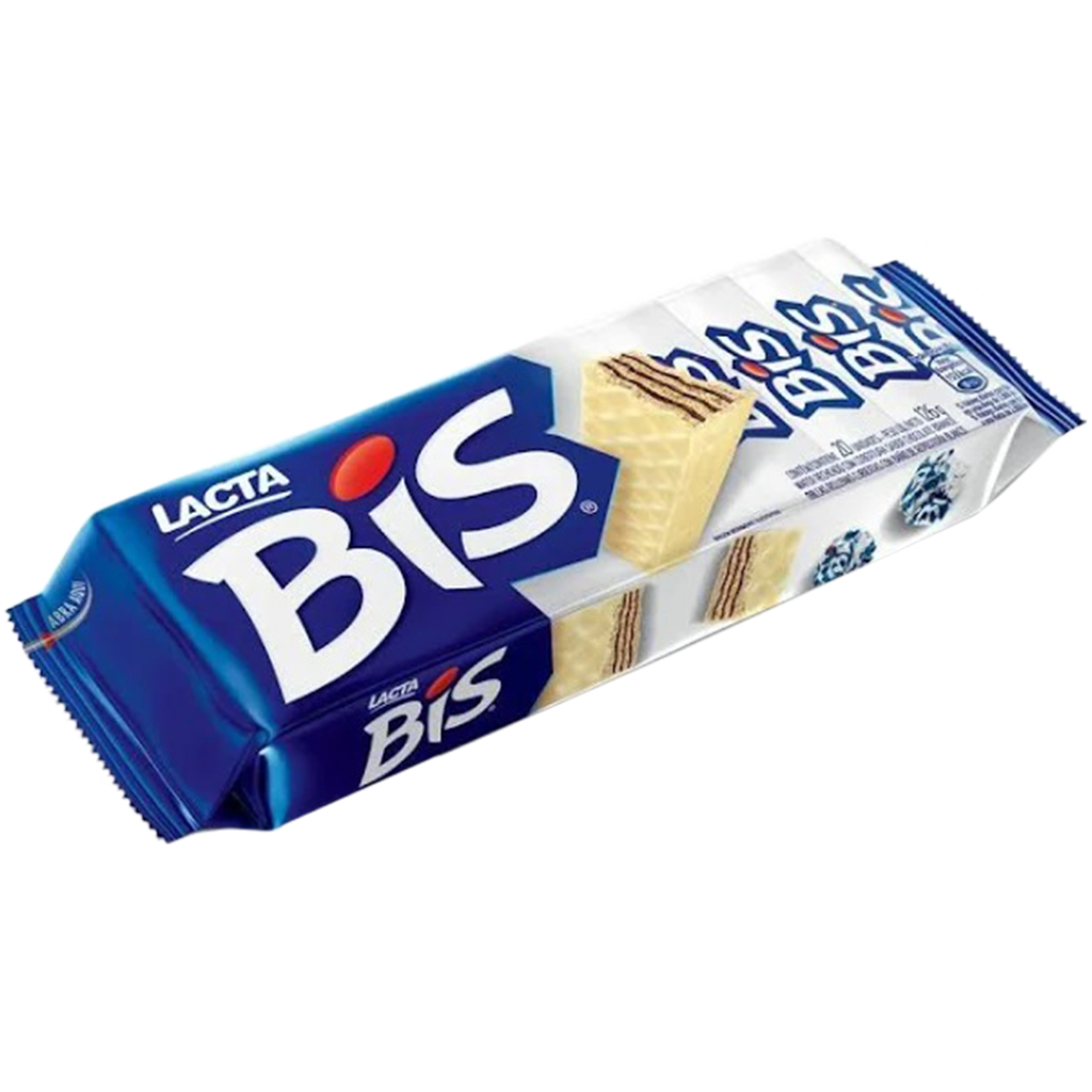 Lacta Bis White Chocolate Wafer Biscuit 100g