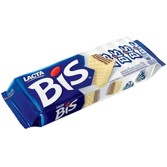 Lacta Bis White Chocolate Wafer Biscuit 100g