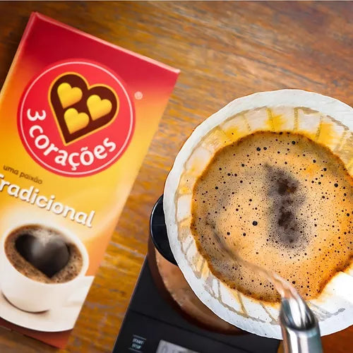 3 Corações Traditional Ground Coffee 250g