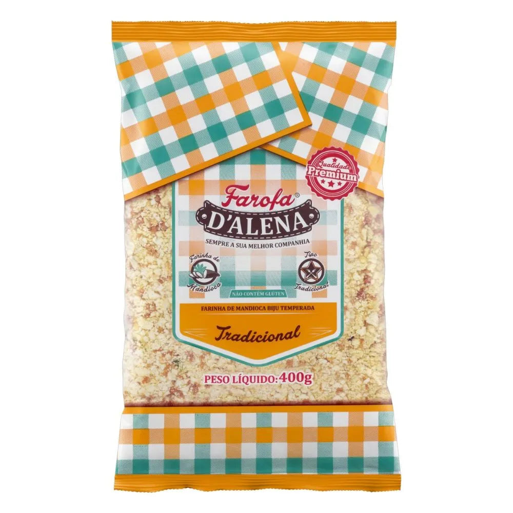 D'alena Traditional Toasted Cassava Flour "Farofa" 400g