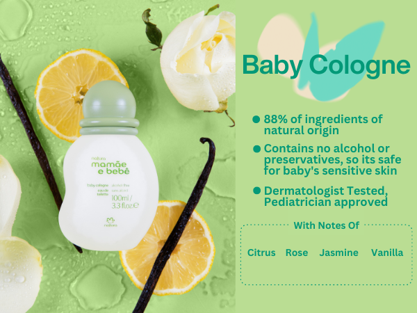 Natura Baby Cologne - Mamãe e Bebê 50ml