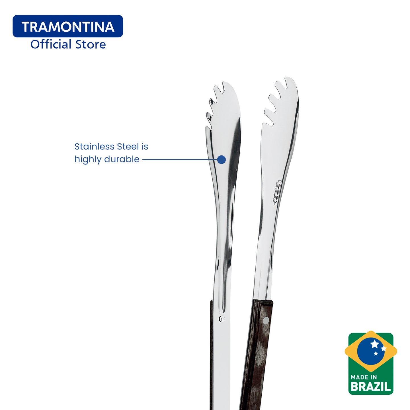 Tramontina Polywood Meat Tongs (Churrasco)