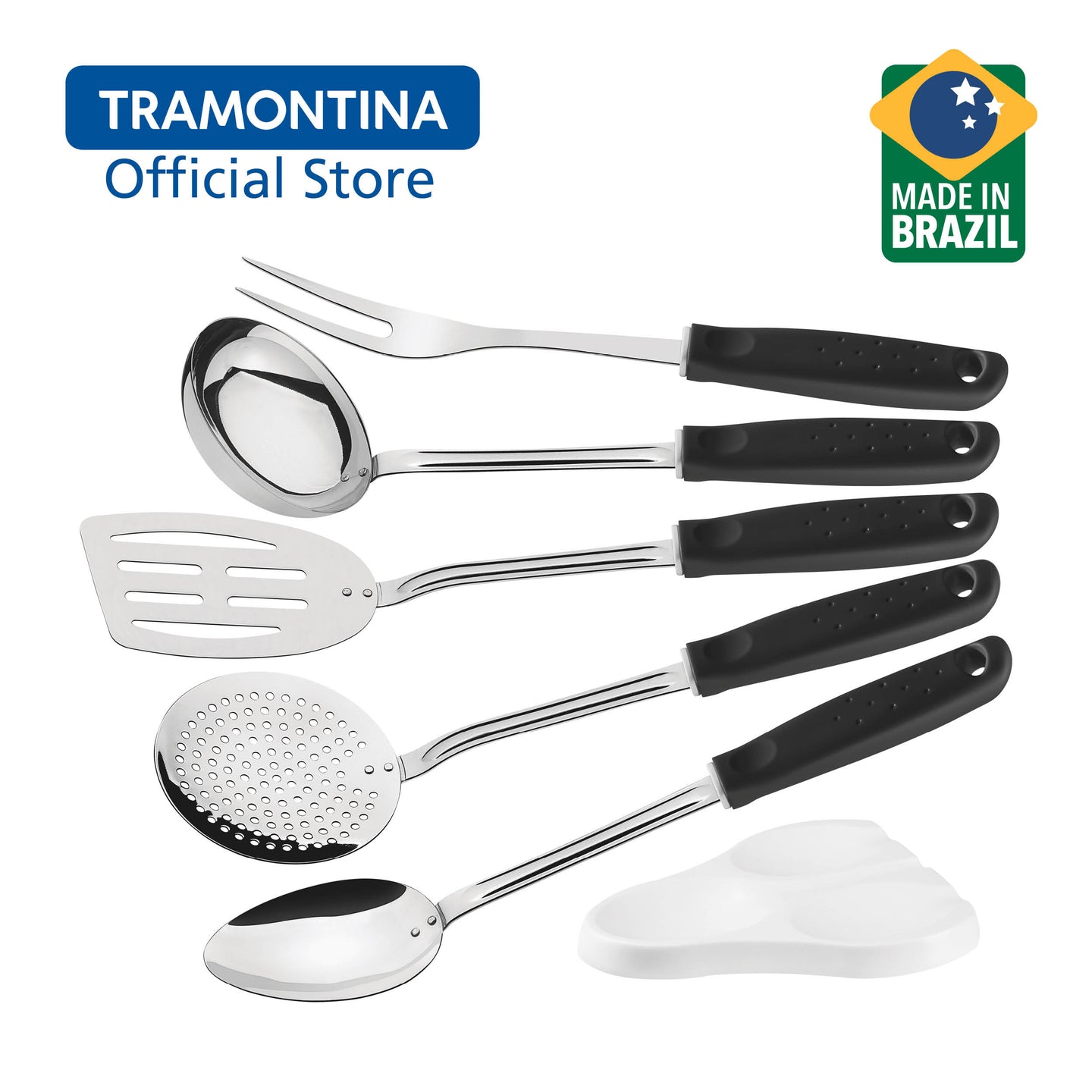 Tramontina Stainless Steel Utensils 6 Pcs Set Utilita