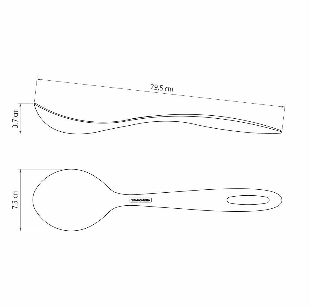 Tramontina Nylon Spatulas Set of 5 (Ability)