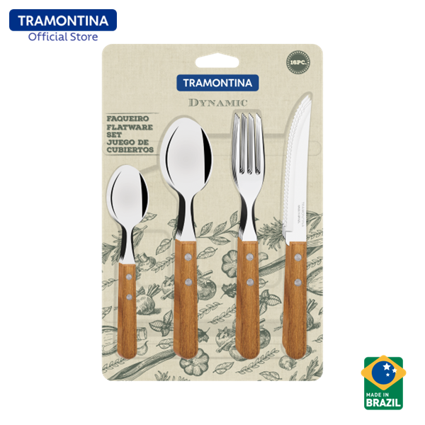 Tramontina Stainless Steel Tableware Set 16pcs (Dynamic)