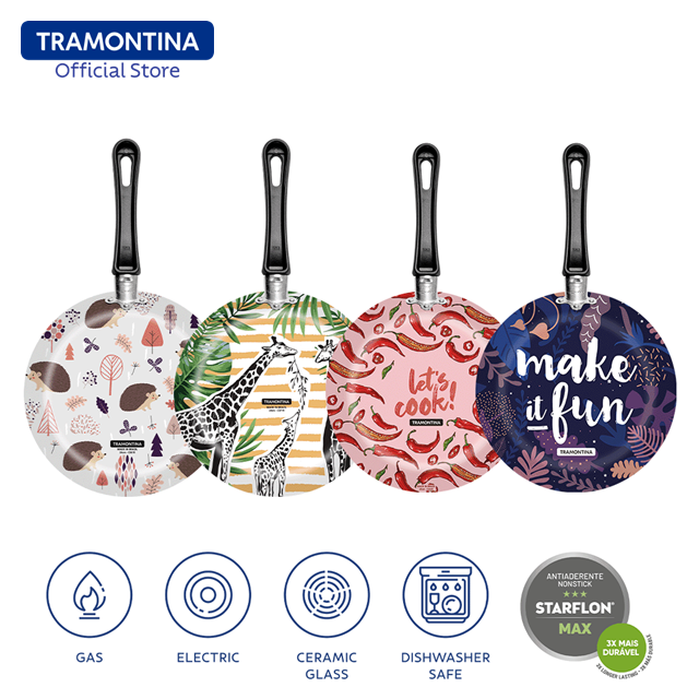 Tramontina Starflon Max Non-Stick Aluminum Frying Pan 24cm (Vivacor)