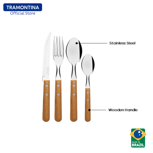 Tramontina Stainless Steel Tableware Set 16pcs (Dynamic)