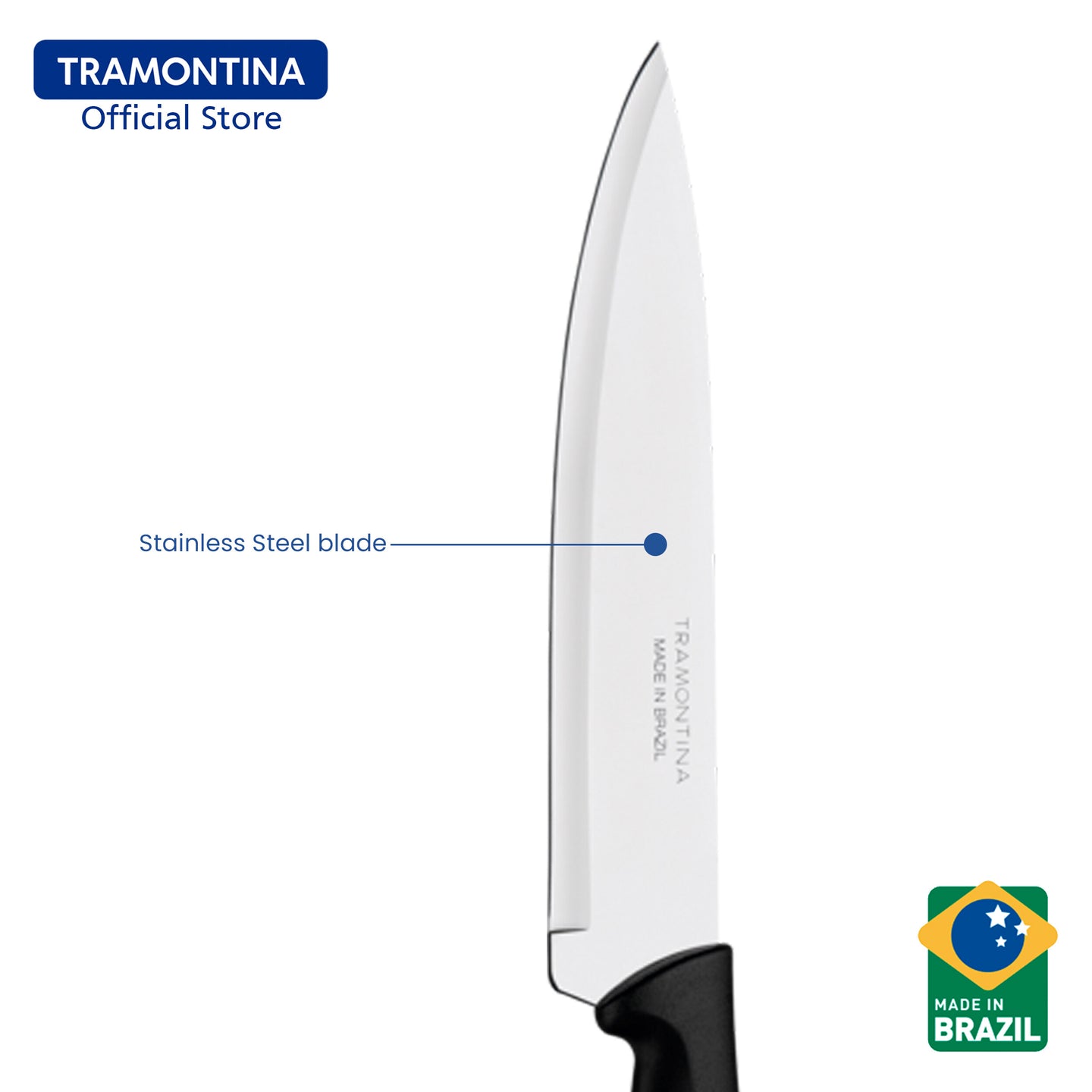 Tramontina Stainless Steel Chef's Knife 8" (Plenus)