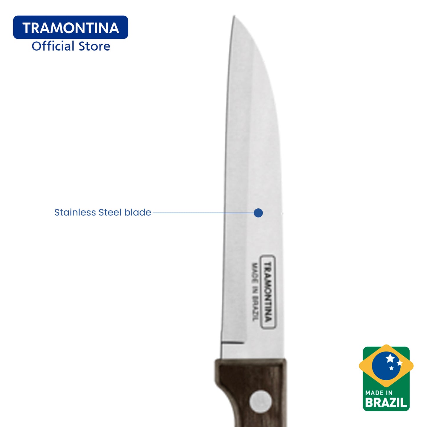 Tramontina Paring Knife 3" (Polywood)