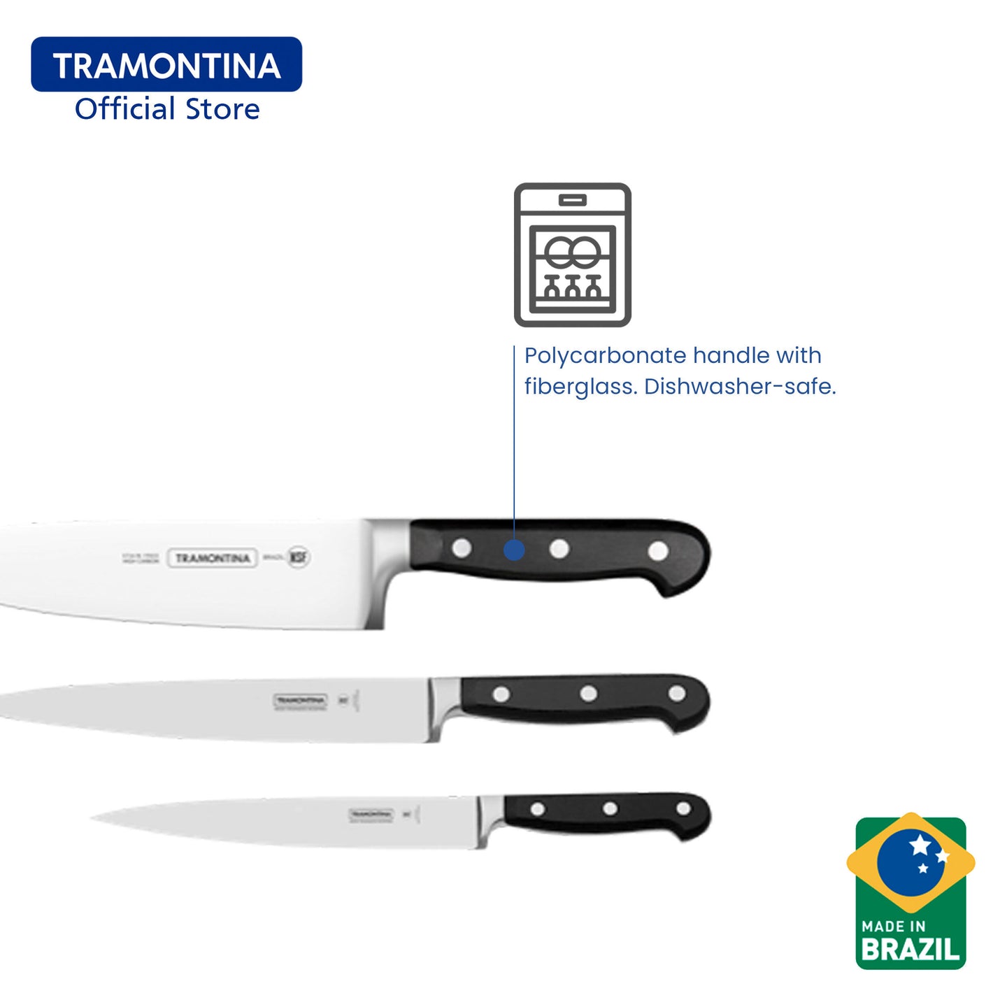 Tramontina Knife Set 4pcs (Century)