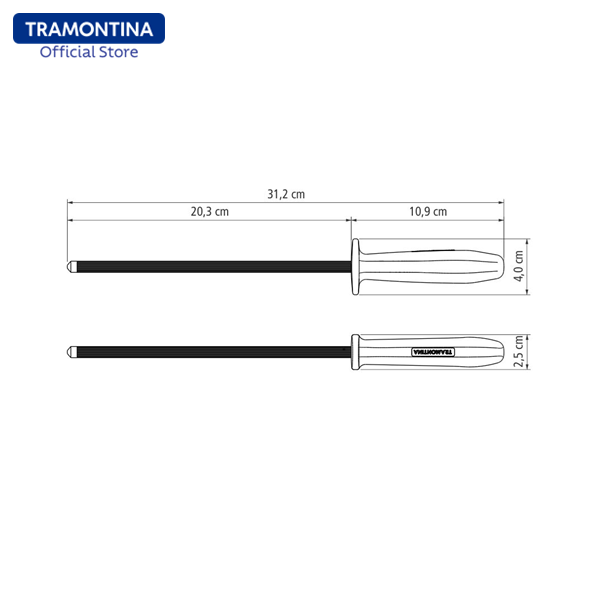 Tramontina Knife Sharpener 8" (Plenus)