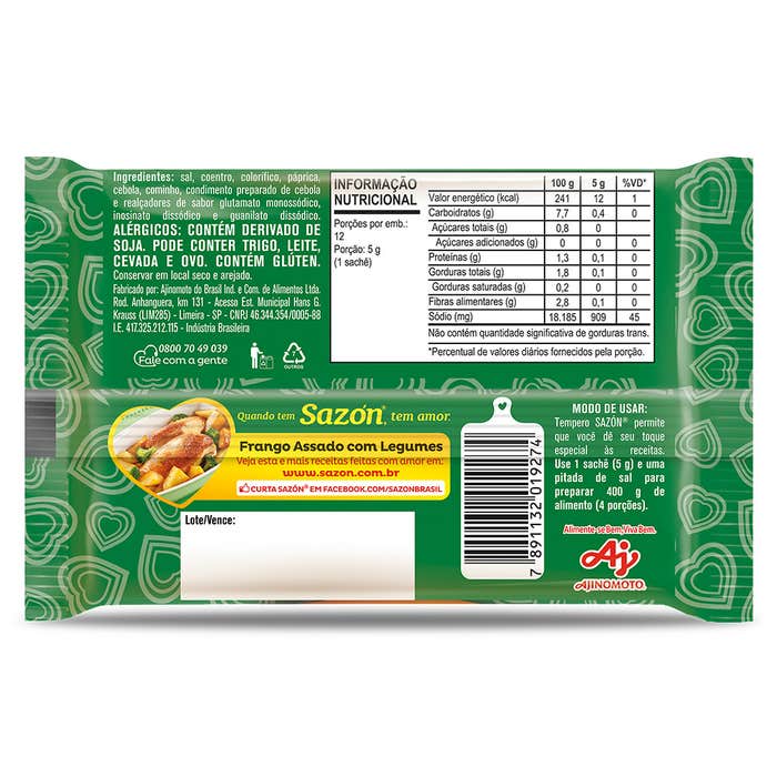 Ajinomoto Sazón Seasoning for Chicken 60g